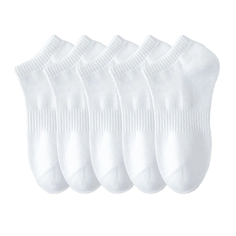 Cotton Ankle Socks - (5 pairs)