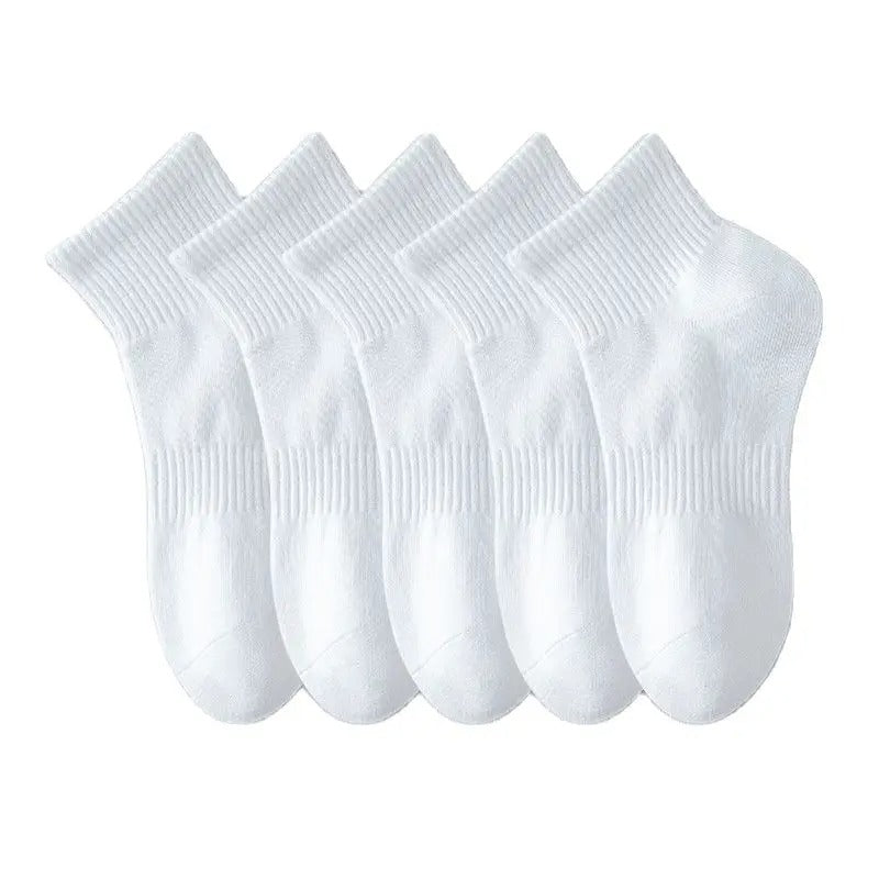 Cotton Quarter Crew Socks