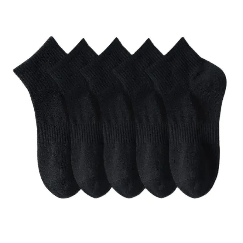 Cotton Quarter Crew Socks