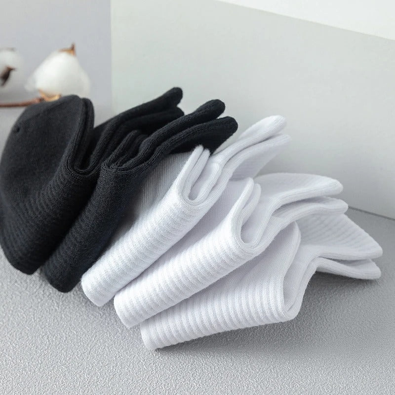 Cotton Quarter Crew Socks