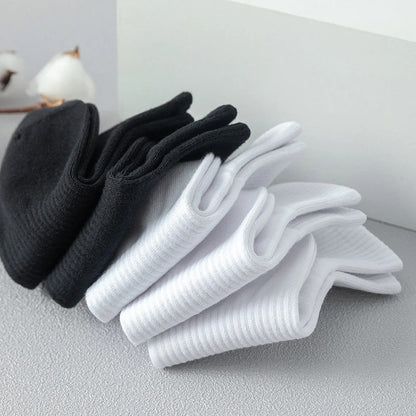 Cotton Quarter Crew Socks