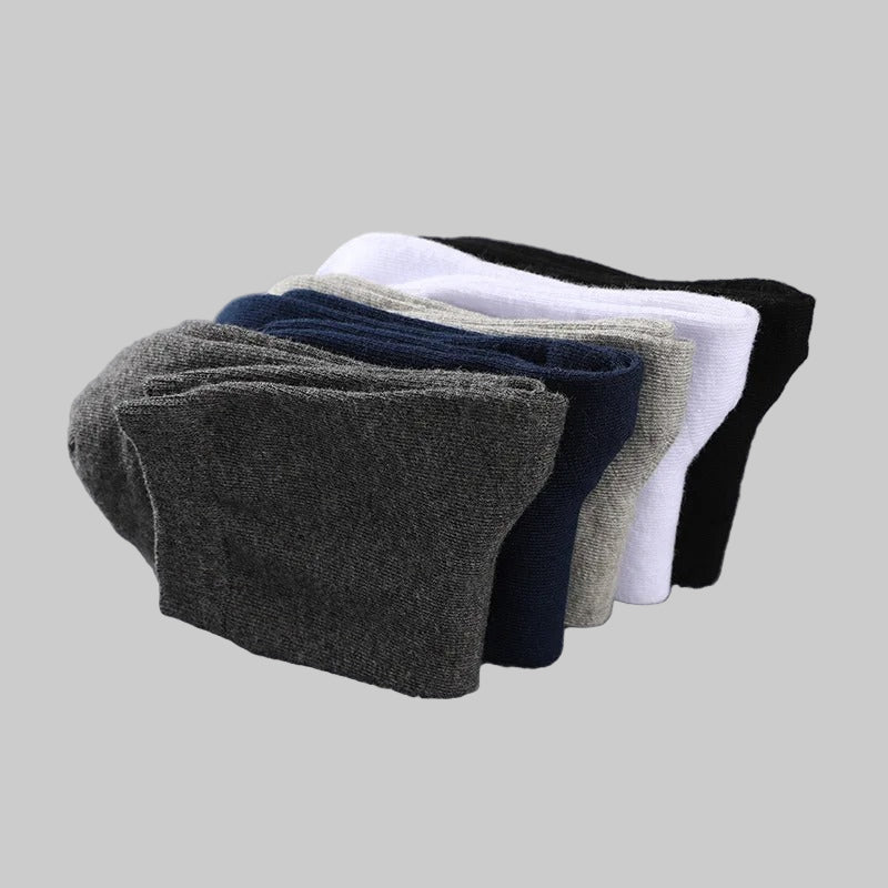 Men's Cotton Dress Socks - (6 Pairs)