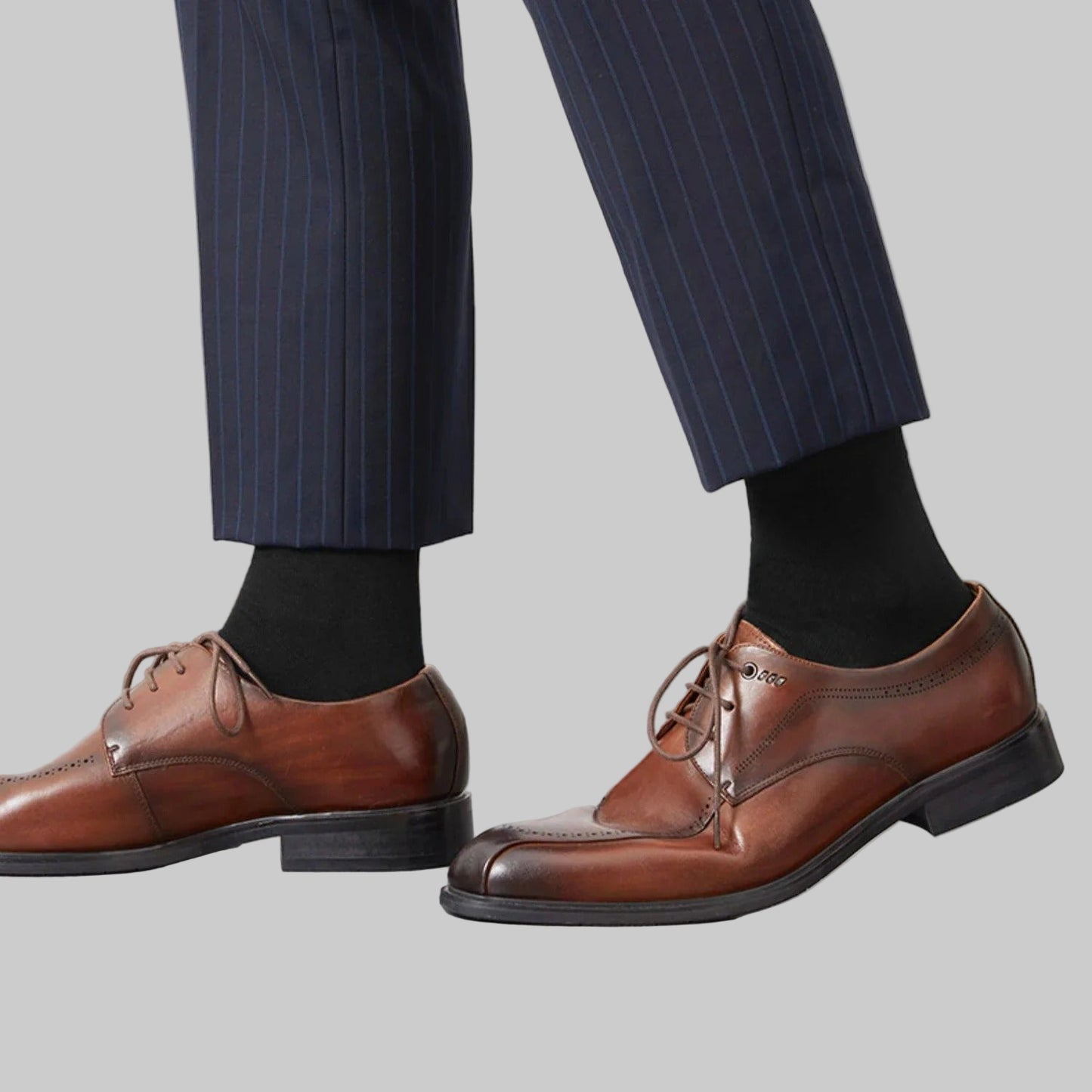 Men's Cotton Dress Socks - (6 Pairs)